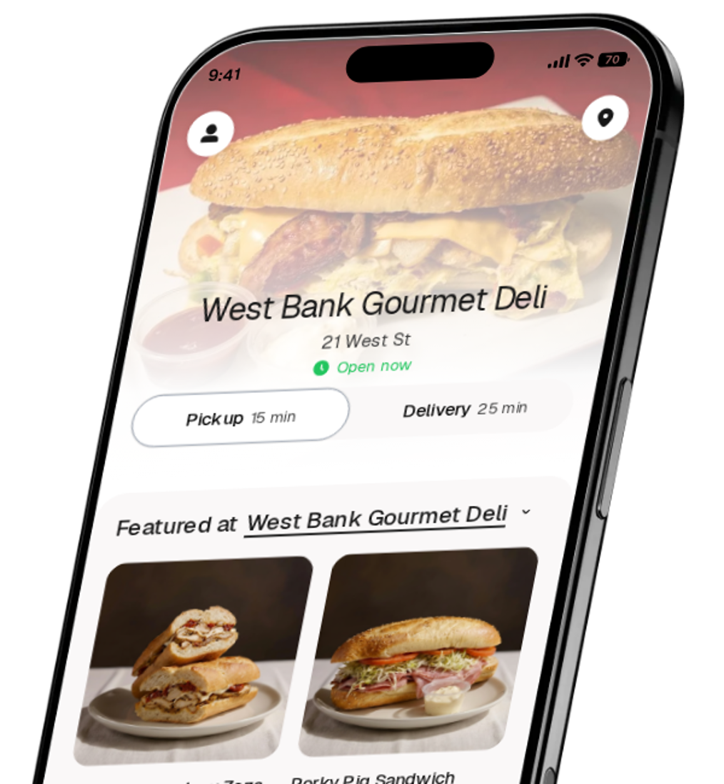West Bank Gourmet Deli app preview