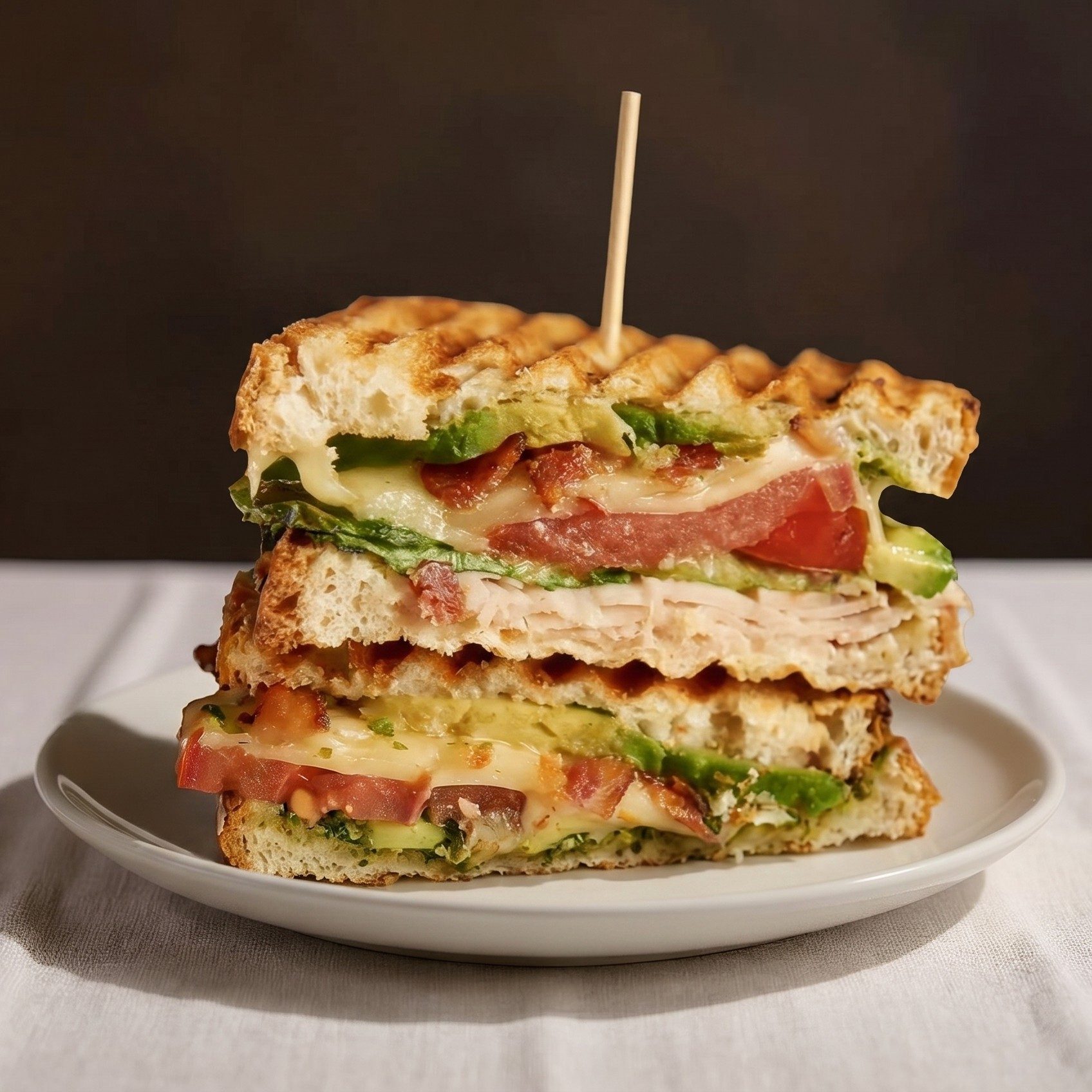 Turkey B.L.T. Panini.