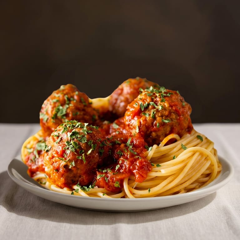 Delicious Pasta With Meatballs