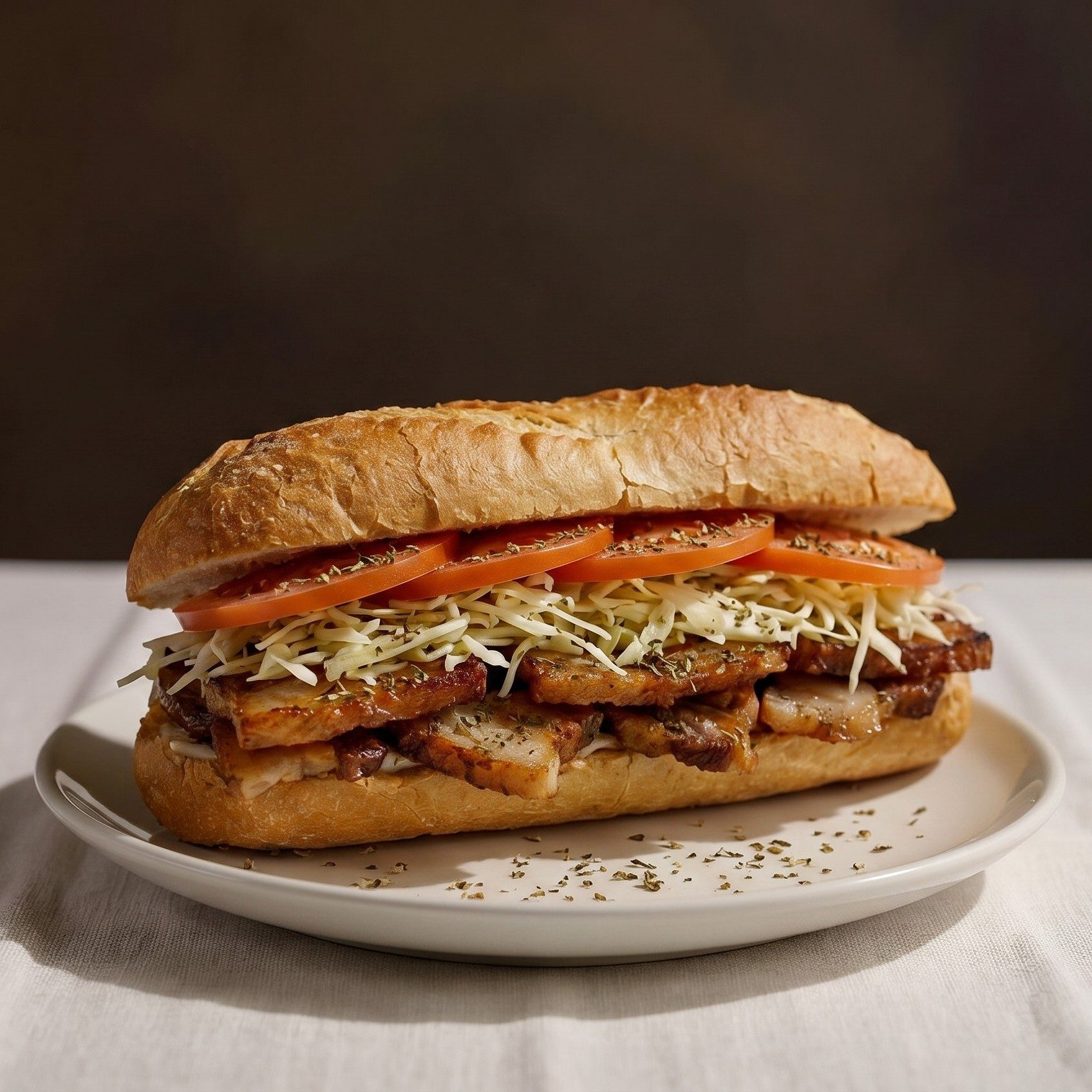 Honey Maple Turkey and Swiss Cheese Sandwich.
