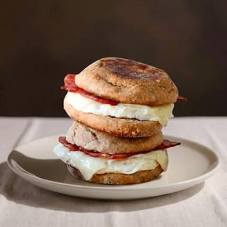 Turkey Bacon and Egg Whites Sandwich