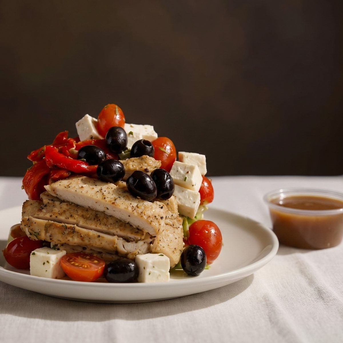 Italian Chicken Cutlet Salad