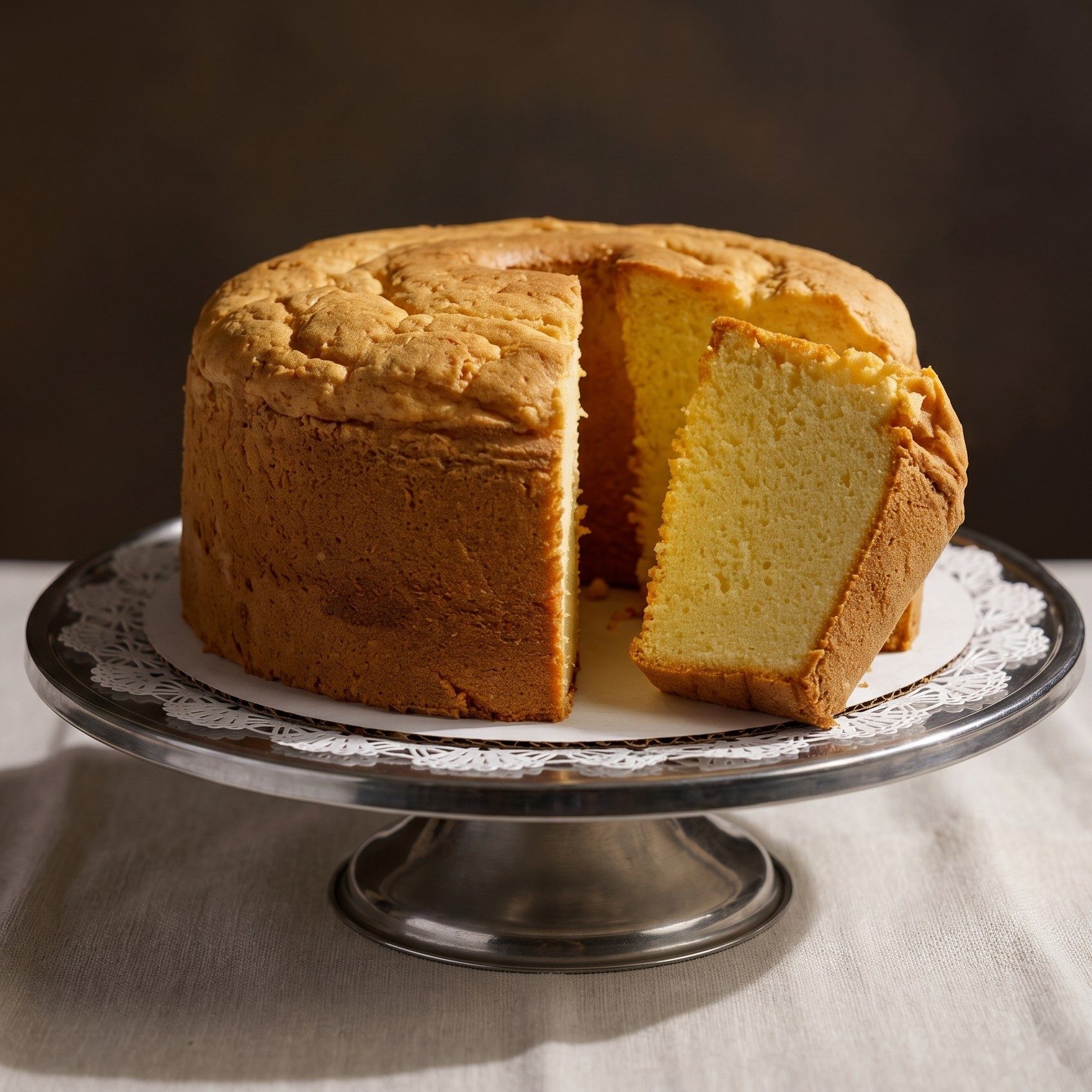 Sliced Pound Cake.